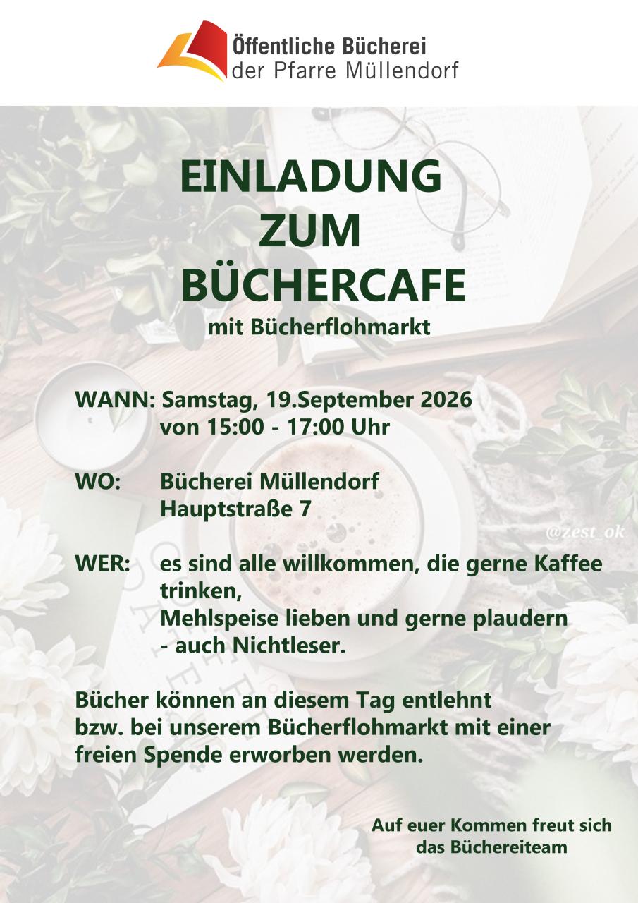 Einladung Büchercafe