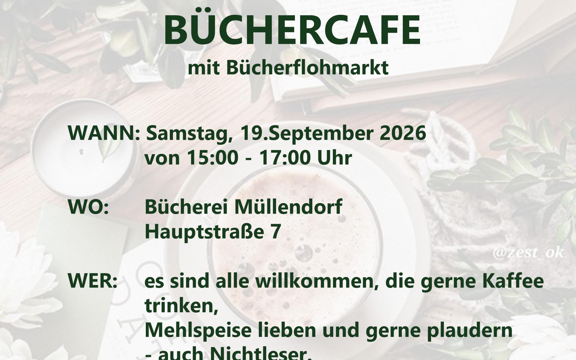 Einladung Büchercafe